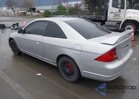 2002 Honda Civic Ex из США, поврежденный, VIN 1HGEM21932L046802